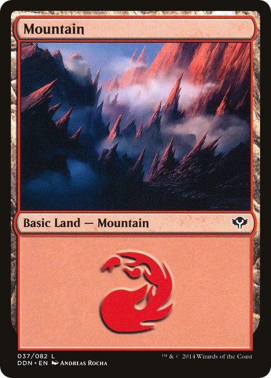 Image for Mountain (037) (37) (Duel Decks: Speed vs. Cunning) - Magic: The Gathering