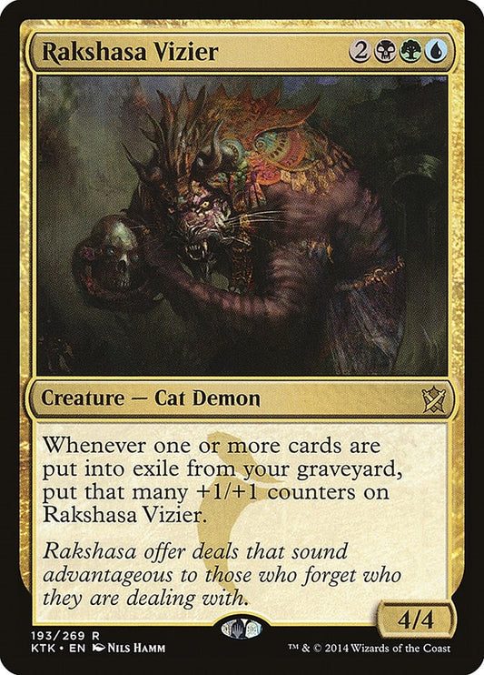 Image for Rakshasa Vizier (193) (Khans of Tarkir) - Magic: The Gathering