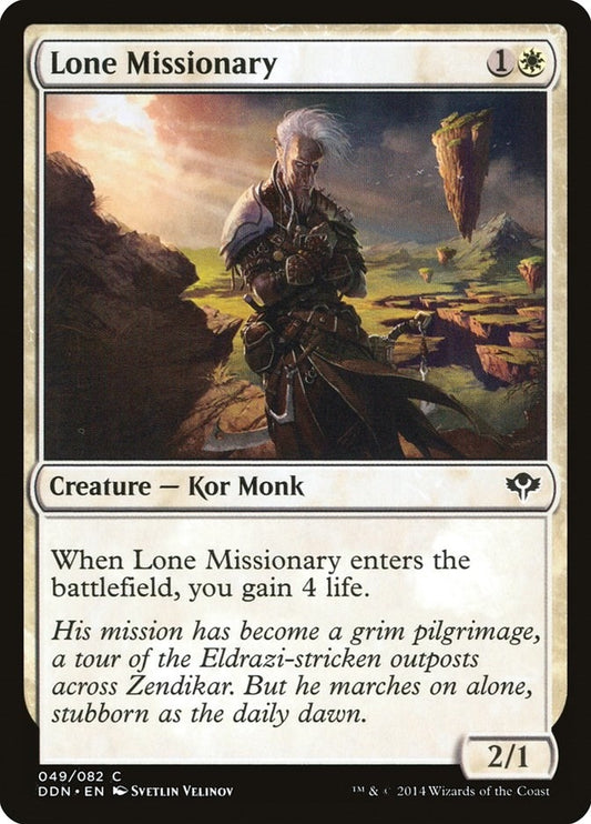 Image for Lone Missionary (49) (Duel Decks: Speed vs. Cunning) - Magic: The Gathering