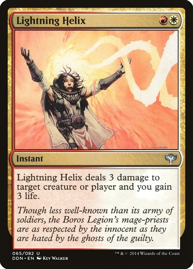 Image for Lightning Helix (65) (Duel Decks: Speed vs. Cunning) - Magic: The Gathering