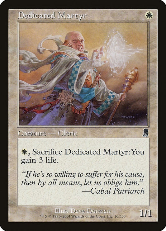 Image for Dedicated Martyr (16) (Odyssey) - Magic: The Gathering