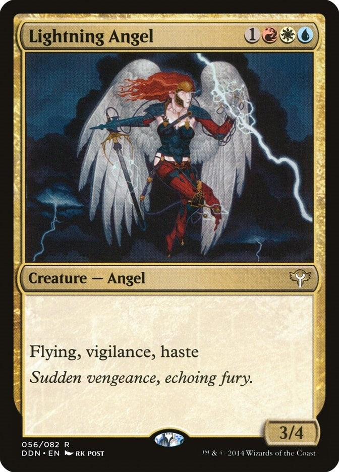 Image for Lightning Angel (56) (Duel Decks: Speed vs. Cunning) - Magic: The Gathering