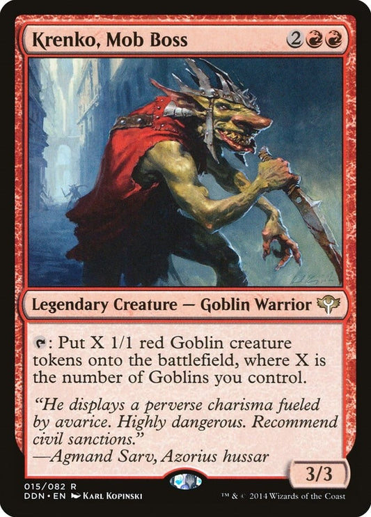 Image for Krenko, Mob Boss (15) (Duel Decks: Speed vs. Cunning) - Magic: The Gathering