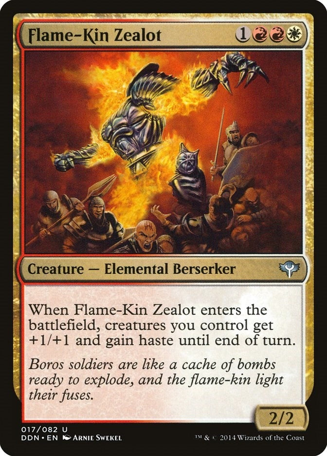 Image for Flame-Kin Zealot (17) (Duel Decks: Speed vs. Cunning) - Magic: The Gathering