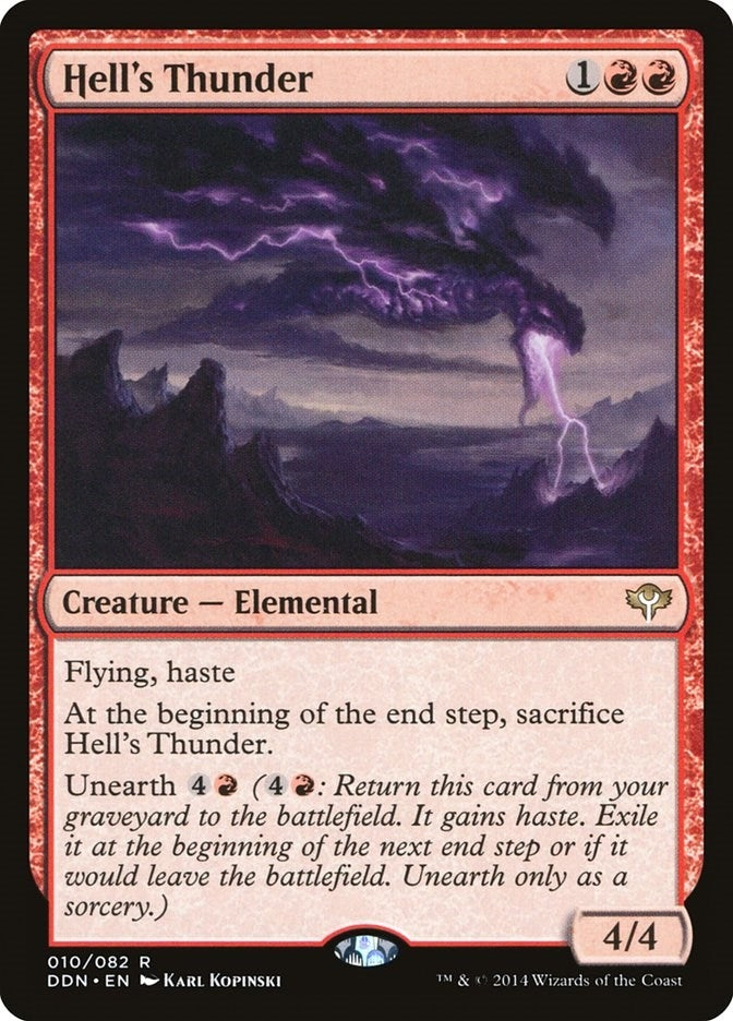 Image for Hell's Thunder (10) (Duel Decks: Speed vs. Cunning) - Magic: The Gathering