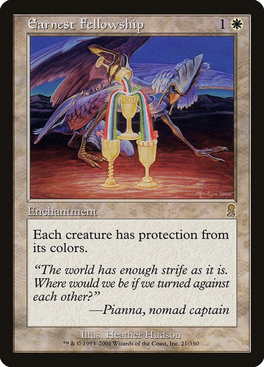 Image for Earnest Fellowship (21) (Odyssey) - Magic: The Gathering