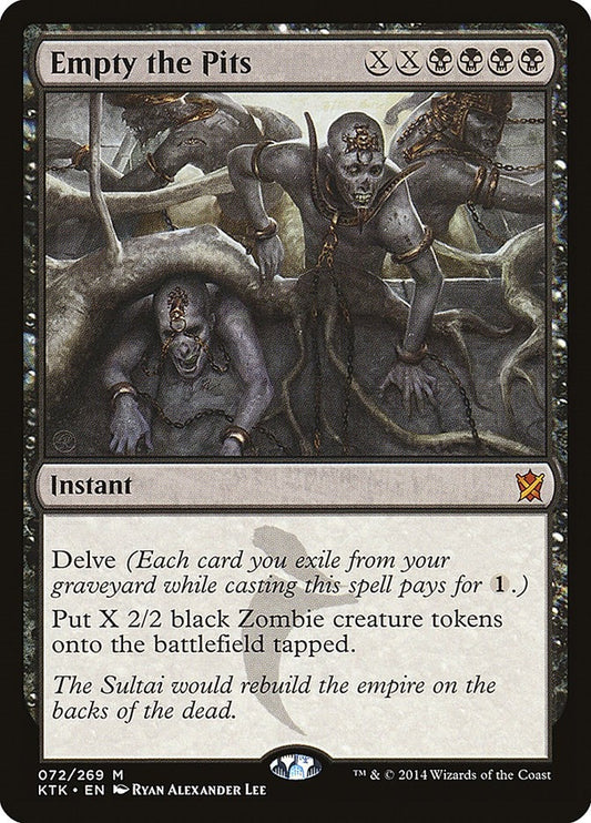 Image for Empty the Pits (72) (Khans of Tarkir) - Magic: The Gathering