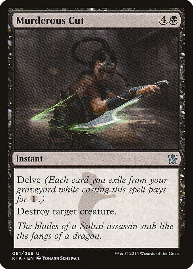Image for Murderous Cut (81) (Khans of Tarkir) - Magic: The Gathering