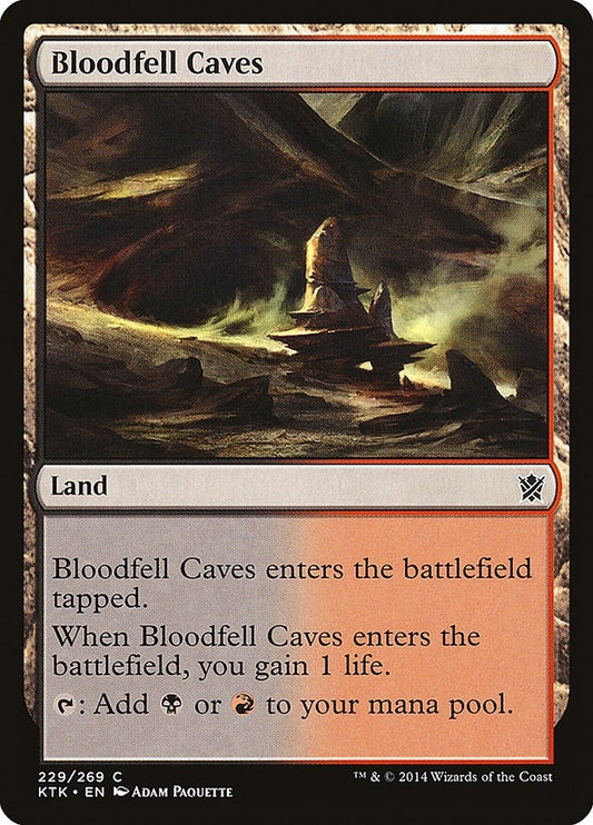 Image for Bloodfell Caves (229) (Khans of Tarkir) - Magic: The Gathering