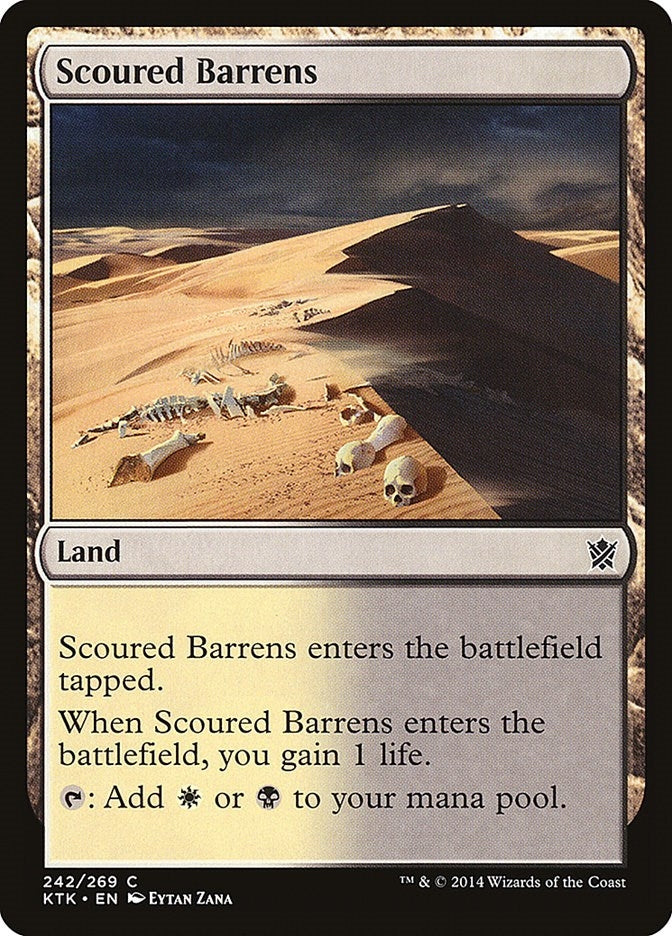 Image for Scoured Barrens (242) (Khans of Tarkir) - Magic: The Gathering