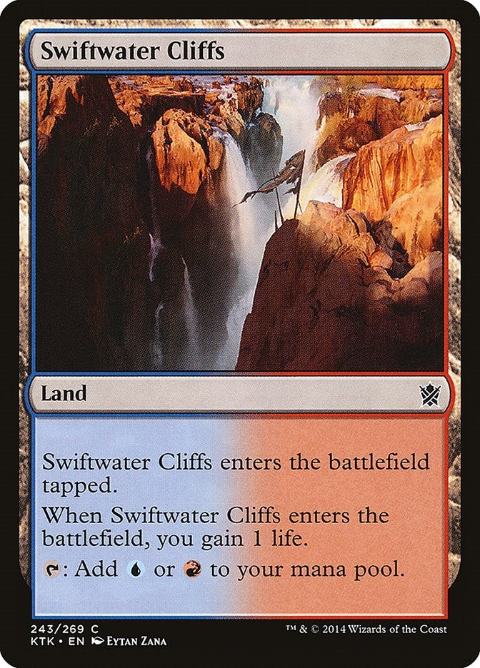 Image for Swiftwater Cliffs (243) (Khans of Tarkir) - Magic: The Gathering