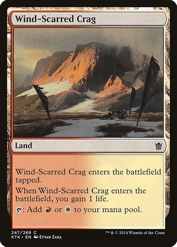 Image for Wind-Scarred Crag (247) (Khans of Tarkir) - Magic: The Gathering
