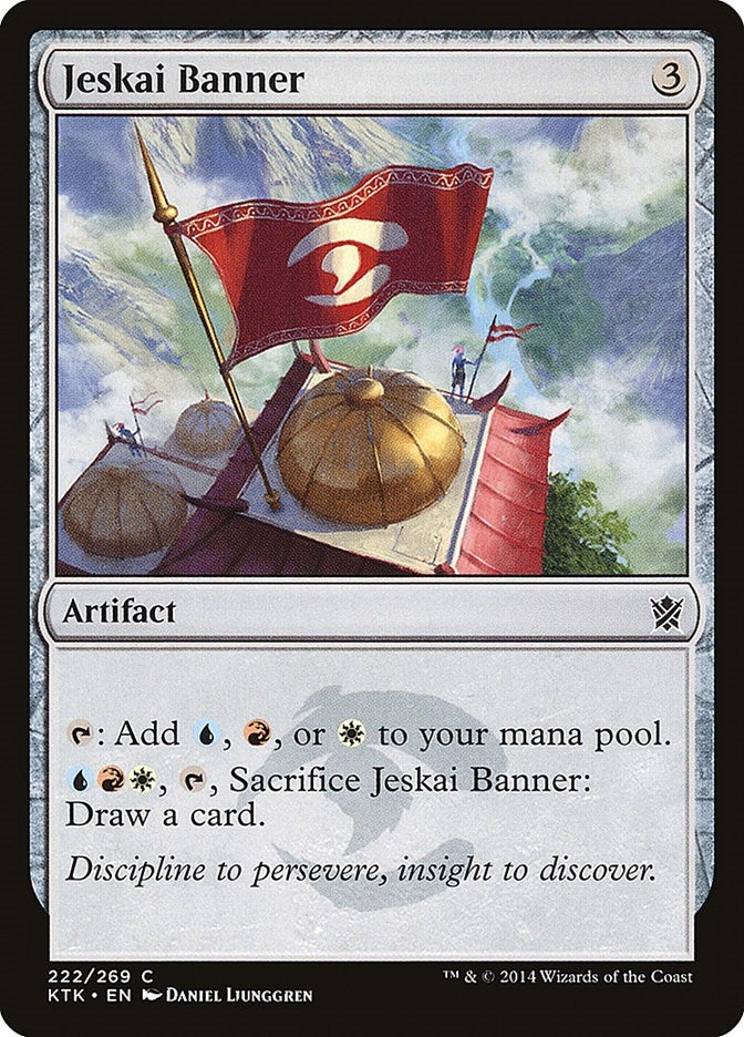 Image for Jeskai Banner (222) (Khans of Tarkir) - Magic: The Gathering