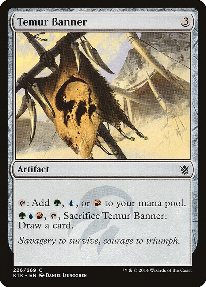 Image for Temur Banner (226) (Khans of Tarkir) - Magic: The Gathering