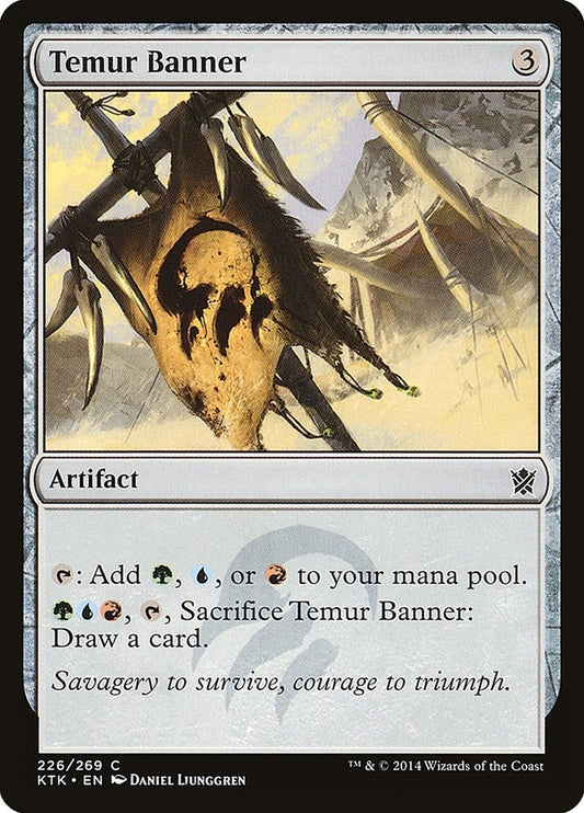 Image for Temur Banner (226) (Khans of Tarkir) - Magic: The Gathering