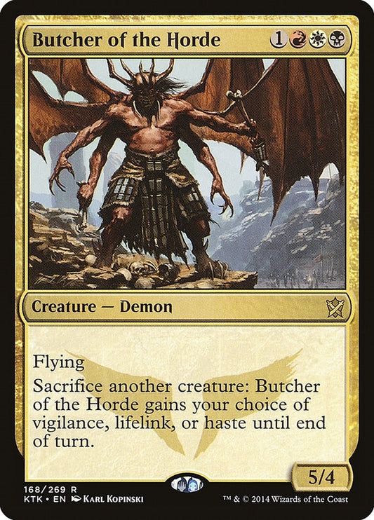 Image for Butcher of the Horde (168) (Khans of Tarkir) - Magic: The Gathering