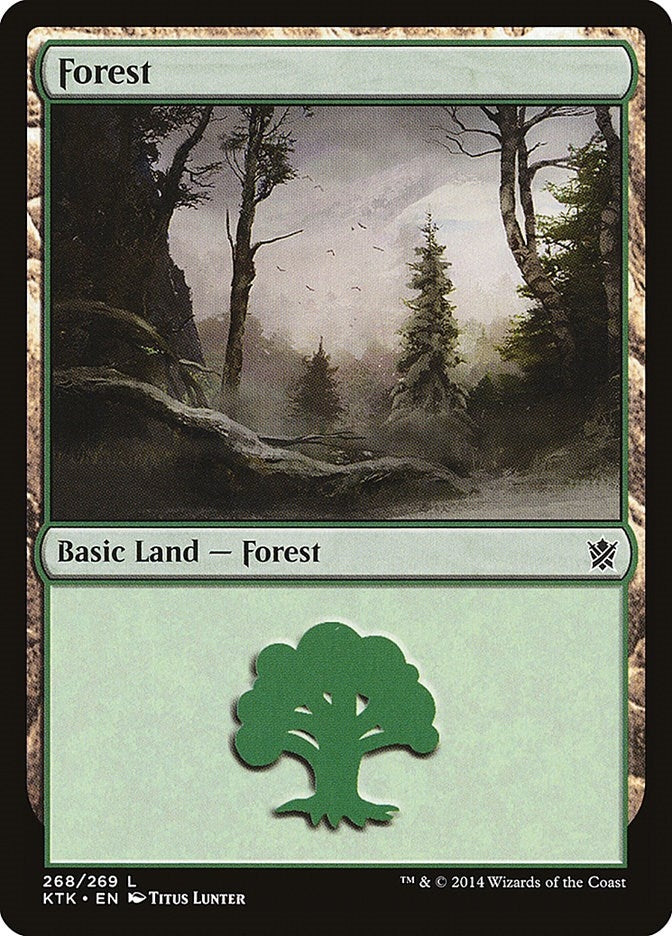 Image for Forest (268) (268) (Khans of Tarkir) - Magic: The Gathering
