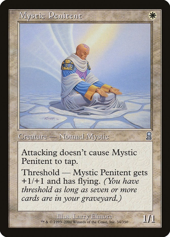 Image for Mystic Penitent (34) (Odyssey) - Magic: The Gathering