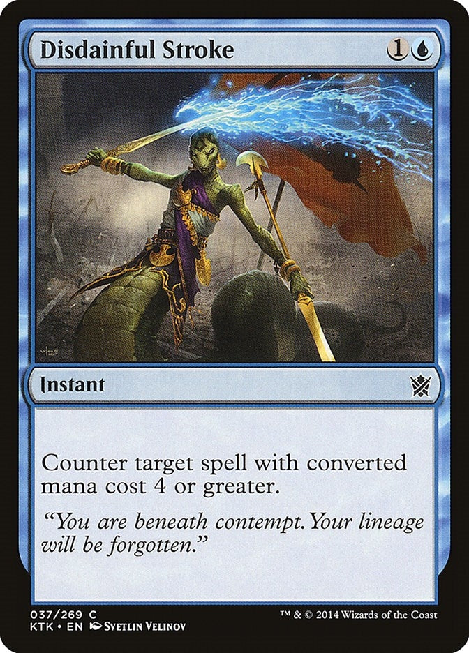 Image for Disdainful Stroke (37) (Khans of Tarkir) - Magic: The Gathering