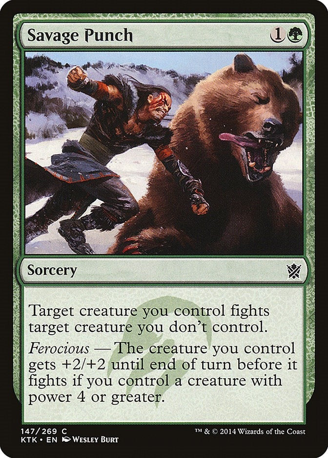 Image for Savage Punch (147) (Khans of Tarkir) - Magic: The Gathering