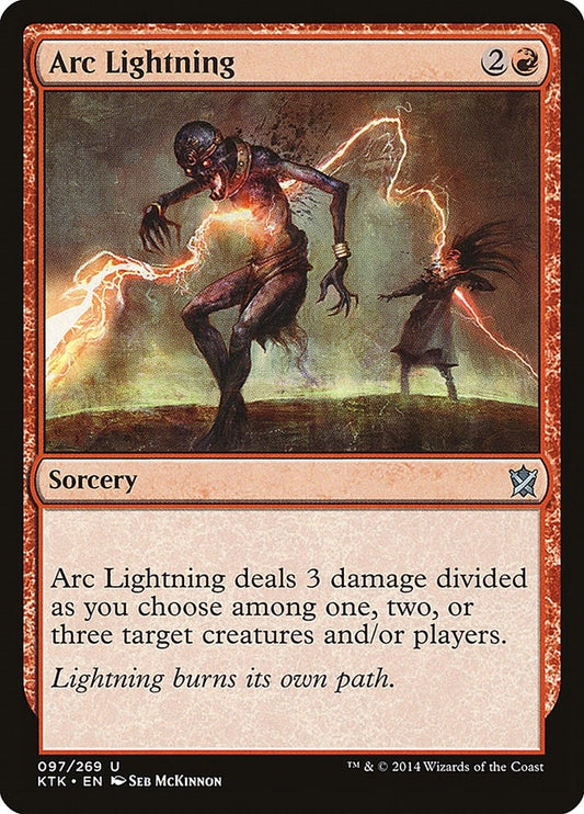 Image for Arc Lightning (97) (Khans of Tarkir) - Magic: The Gathering
