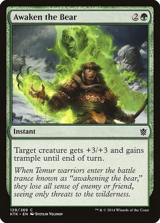 Image for Awaken the Bear (129) (Khans of Tarkir) - Magic: The Gathering