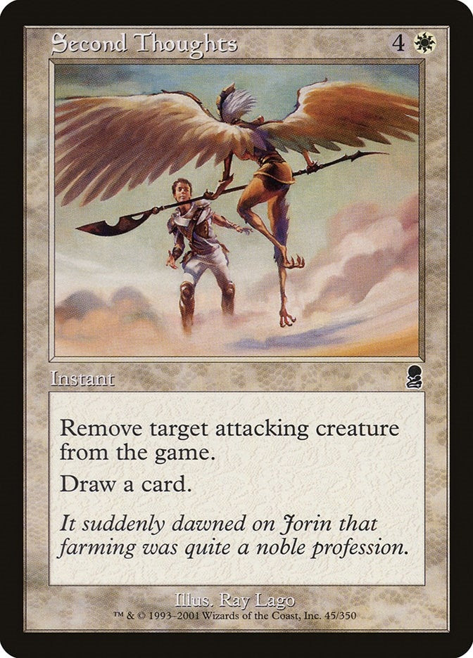 Image for Second Thoughts (45) (Odyssey) - Magic: The Gathering