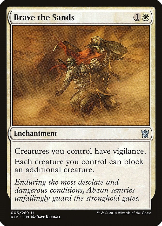 Image for Brave the Sands (5) (Khans of Tarkir) - Magic: The Gathering