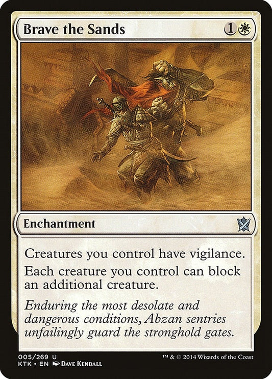 Image for Brave the Sands (5) (Khans of Tarkir) - Magic: The Gathering