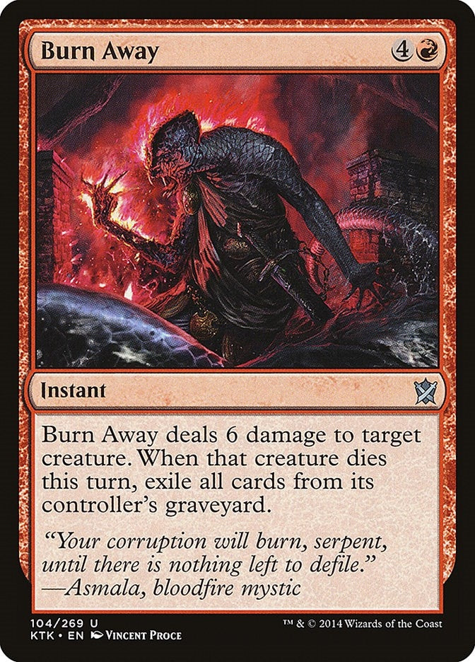 Image for Burn Away (104) (Khans of Tarkir) - Magic: The Gathering
