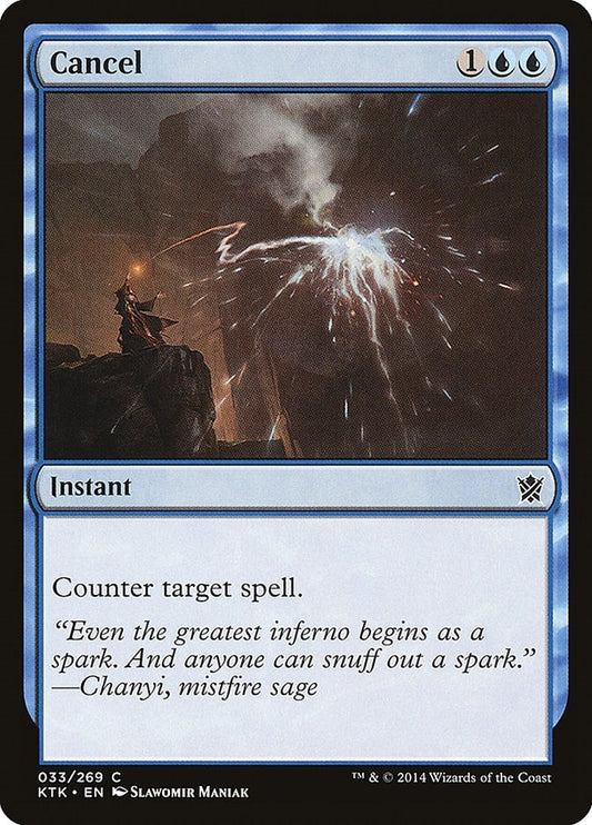 Image for Cancel (33) (Khans of Tarkir) - Magic: The Gathering