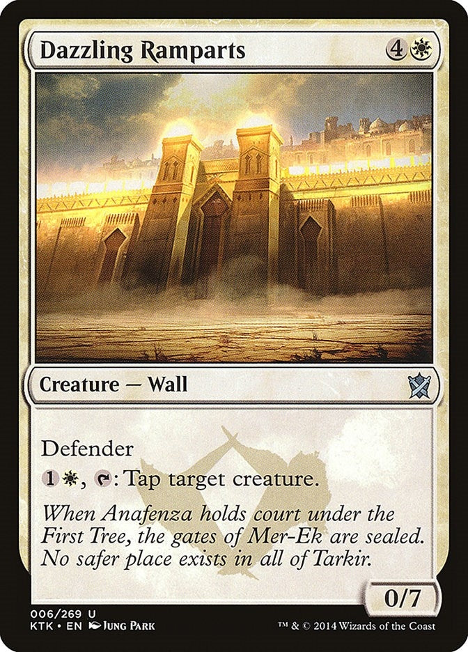 Image for Dazzling Ramparts (6) (Khans of Tarkir) - Magic: The Gathering