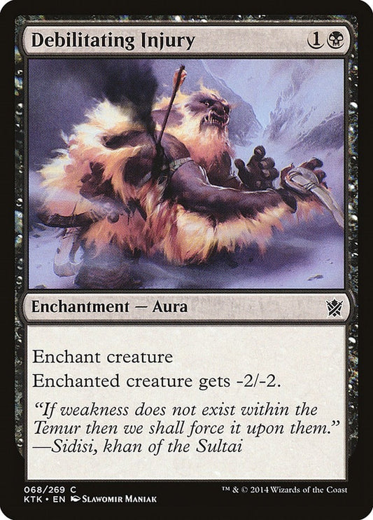 Image for Debilitating Injury (68) (Khans of Tarkir) - Magic: The Gathering