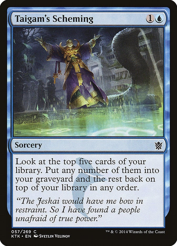 Image for Taigam's Scheming (57) (Khans of Tarkir) - Magic: The Gathering