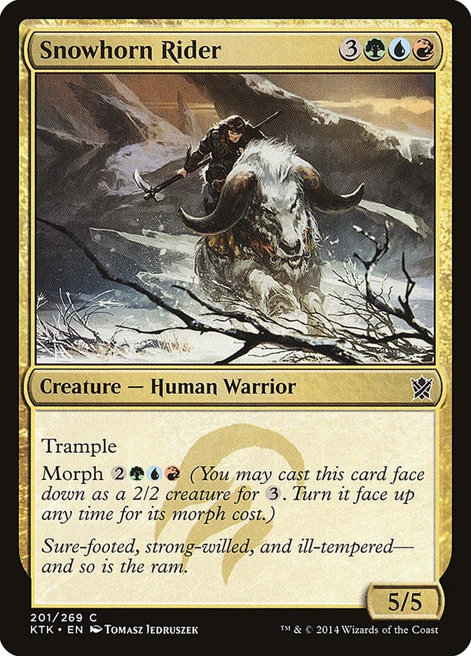 Image for Snowhorn Rider (201) (Khans of Tarkir) - Magic: The Gathering