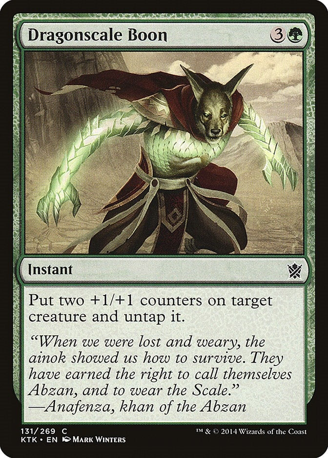 Image for Dragonscale Boon (131) (Khans of Tarkir) - Magic: The Gathering