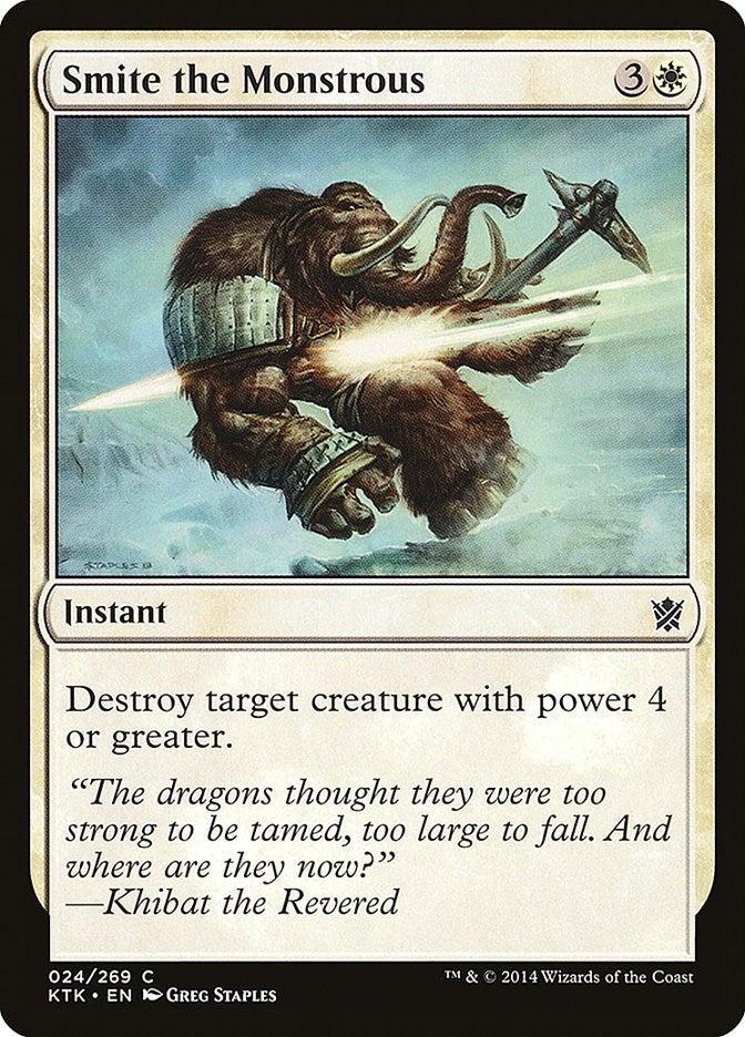 Image for Smite the Monstrous (24) (Khans of Tarkir) - Magic: The Gathering
