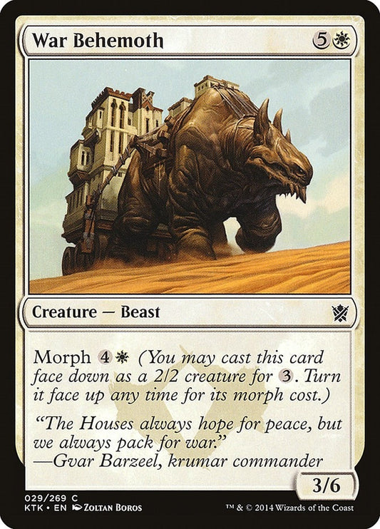 Image for War Behemoth (29) (Khans of Tarkir) - Magic: The Gathering