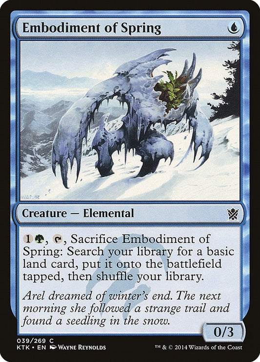 Image for Embodiment of Spring (39) (Khans of Tarkir) - Magic: The Gathering