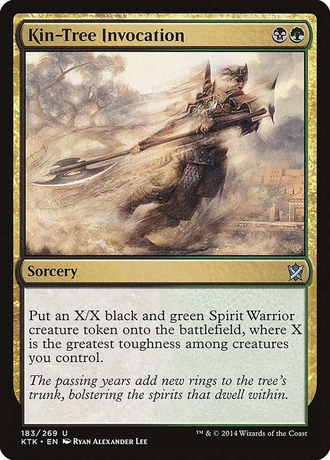 Image for Kin-Tree Invocation (183) (Khans of Tarkir) - Magic: The Gathering