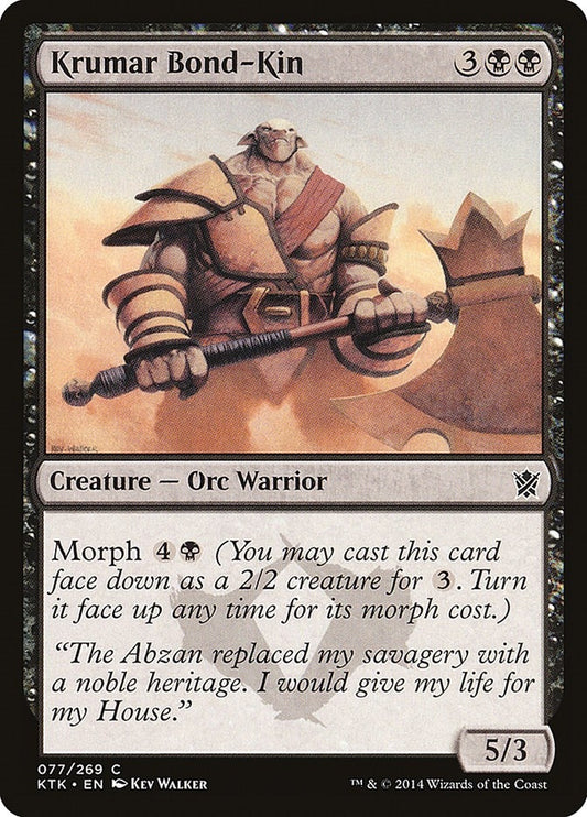 Image for Krumar Bond-Kin (77) (Khans of Tarkir) - Magic: The Gathering