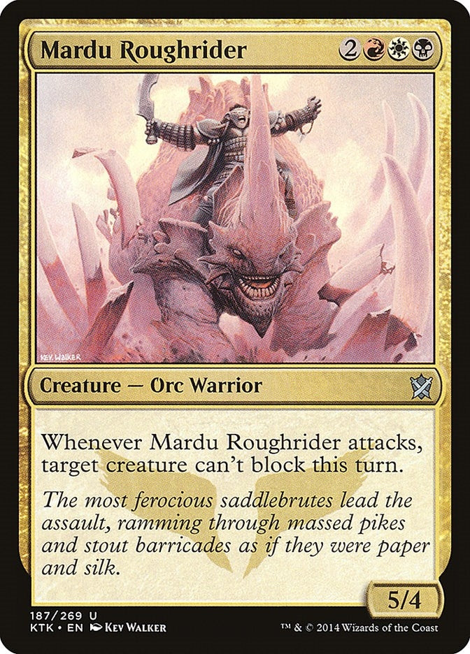Image for Mardu Roughrider (187) (Khans of Tarkir) - Magic: The Gathering