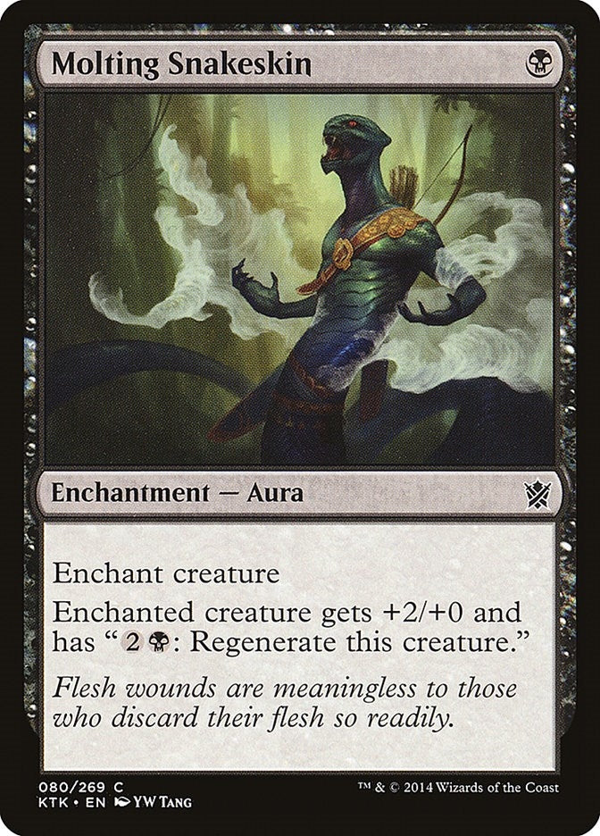 Image for Molting Snakeskin (80) (Khans of Tarkir) - Magic: The Gathering