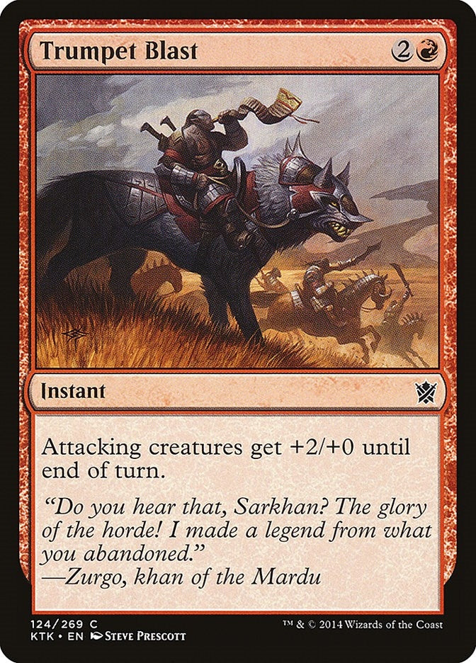 Image for Trumpet Blast (124) (Khans of Tarkir) - Magic: The Gathering