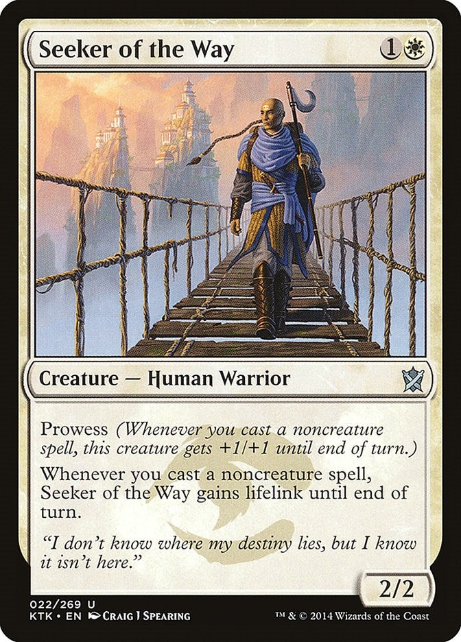 Image for Seeker of the Way (22) (Khans of Tarkir) - Magic: The Gathering