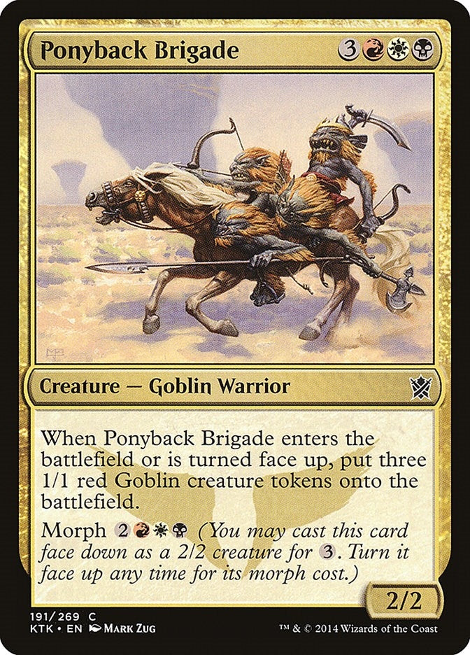 Image for Ponyback Brigade (191) (Khans of Tarkir) - Magic: The Gathering