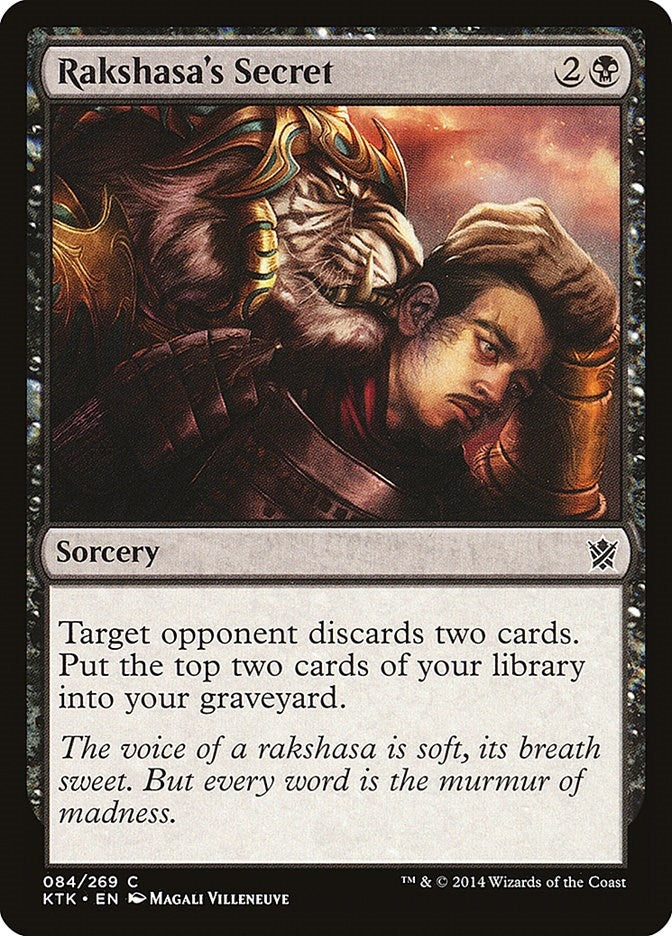 Image for Rakshasa's Secret (84) (Khans of Tarkir) - Magic: The Gathering