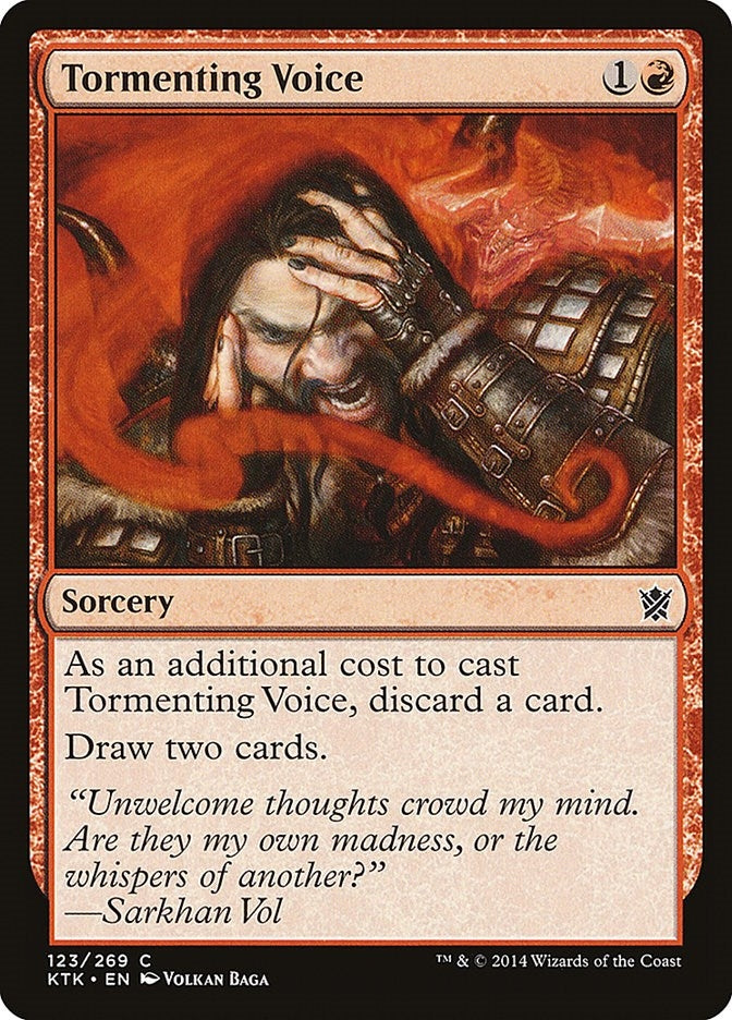 Image for Tormenting Voice (123) (Khans of Tarkir) - Magic: The Gathering