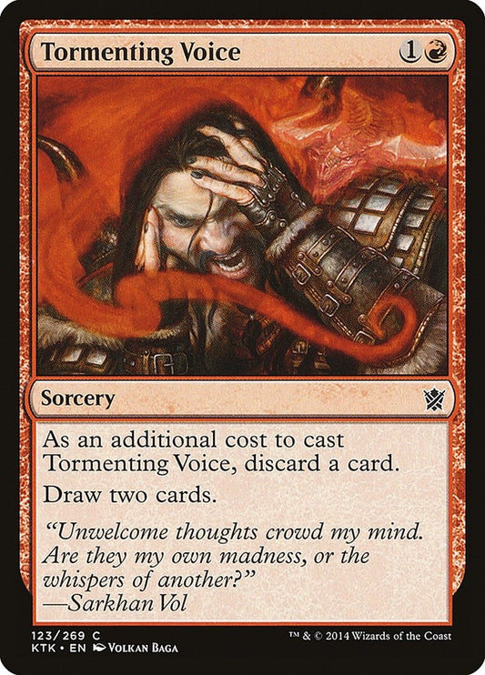 Image for Tormenting Voice (123) (Khans of Tarkir) - Magic: The Gathering