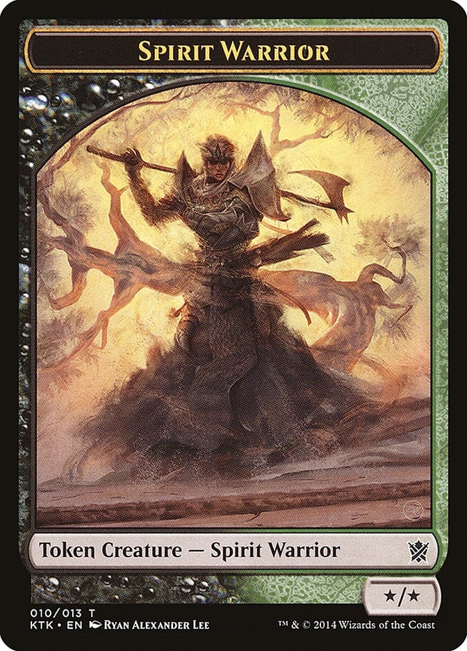 Image for Spirit Warrior Token (10) (Khans of Tarkir) - Magic: The Gathering